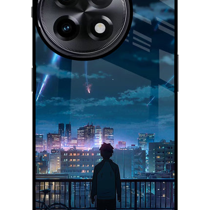 Anime OnePlus 11R Glass Case Back Cover by Casekaro