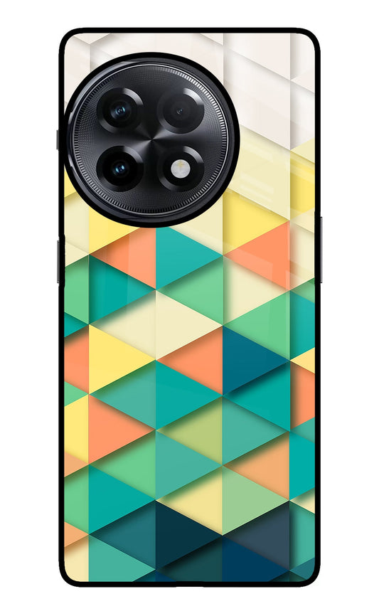 Abstract OnePlus 11R Glass Case