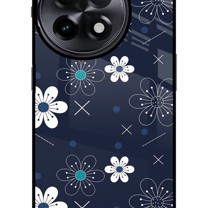 Flowers OnePlus 11R Glass Case
