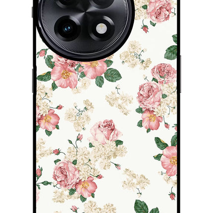 Flowers OnePlus 11R Glass Case