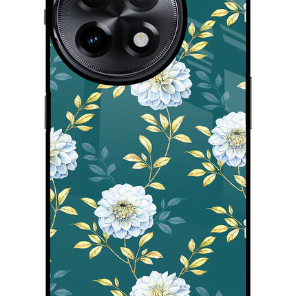 Flowers OnePlus 11R Glass Case