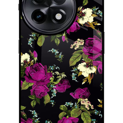 Flowers OnePlus 11R Glass Case