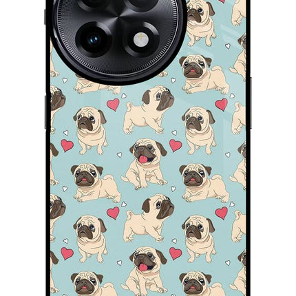 Pug Dog OnePlus 11R Glass Case