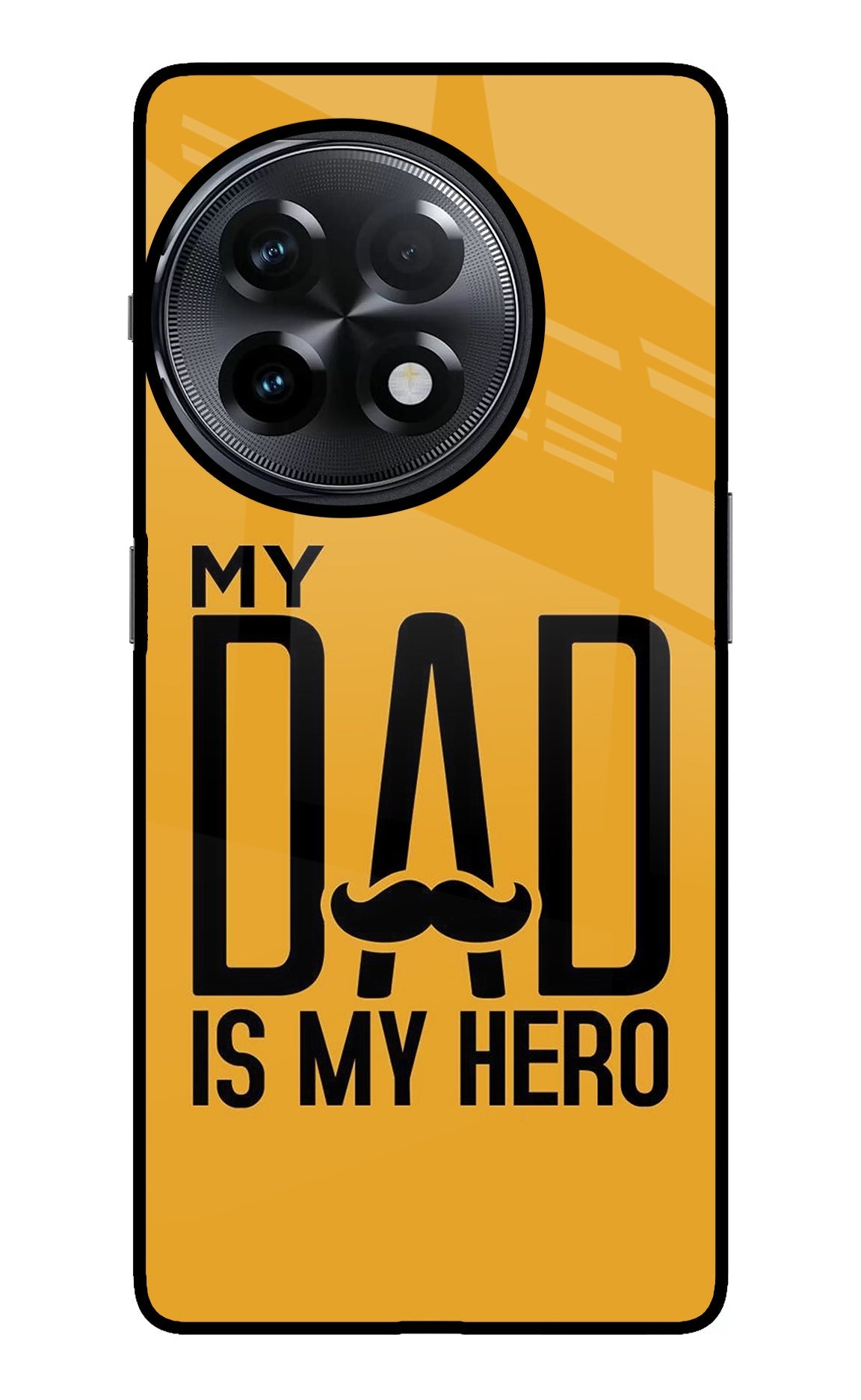 My Dad Is My Hero OnePlus 11R Glass Case