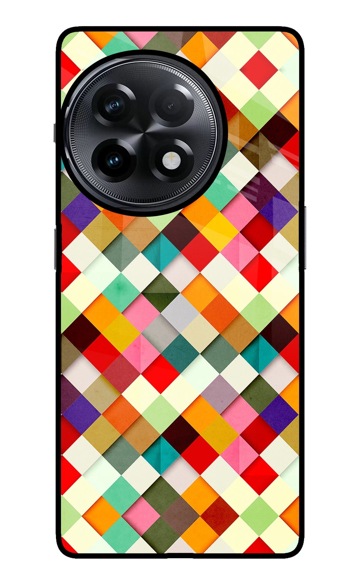 Geometric Abstract Colorful OnePlus 11R Back Cover