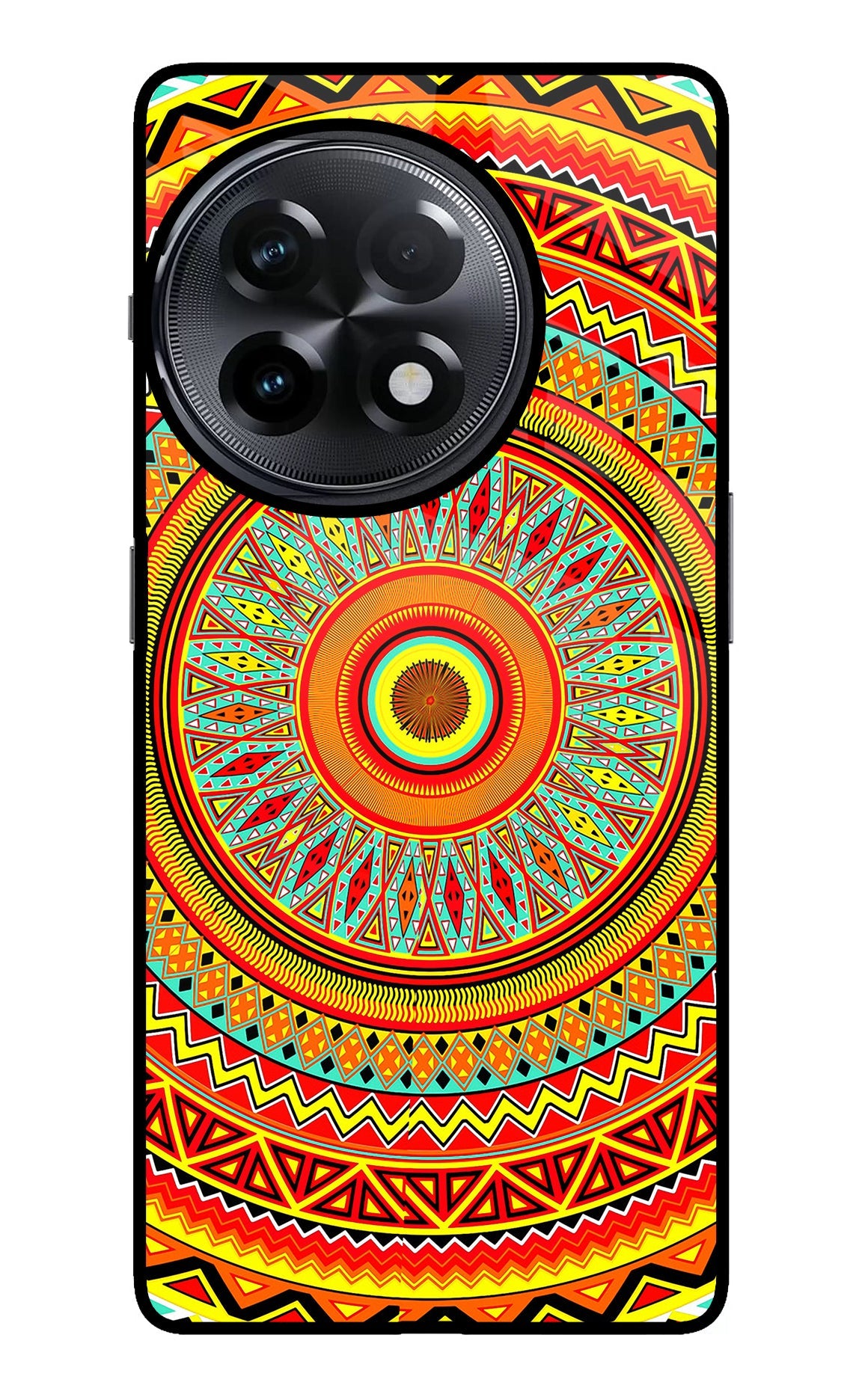 Mandala Pattern OnePlus 11R Glass Case