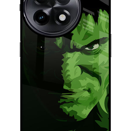 HULK OnePlus 11R Glass Case Back Cover by Casekaro