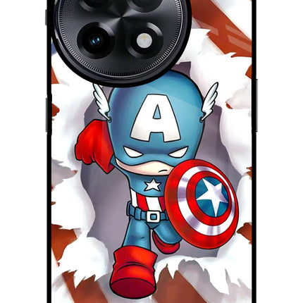 Captain America OnePlus 11R Glass Case