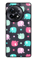 Elephants OnePlus 11R Glass Case