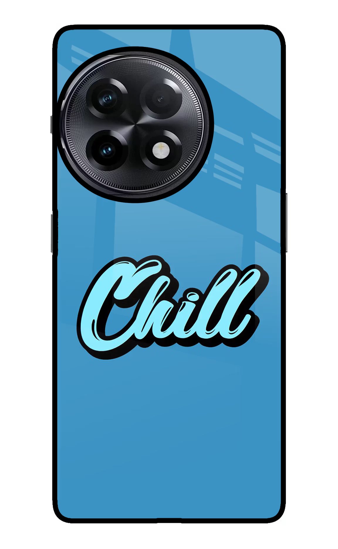 Chill OnePlus 11R Glass Case Back Cover by Casekaro