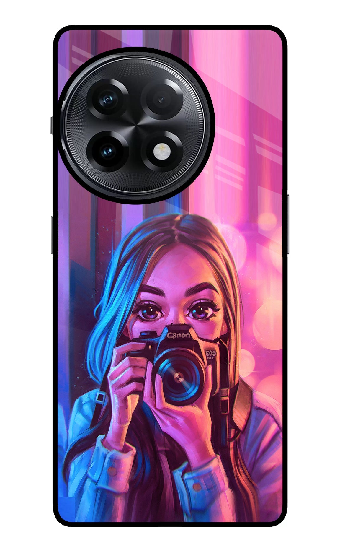 Girl Photographer OnePlus 11R Back Cover