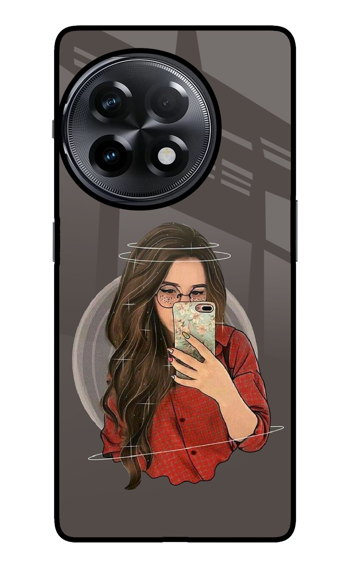 Selfie Queen OnePlus 11R Glass Case