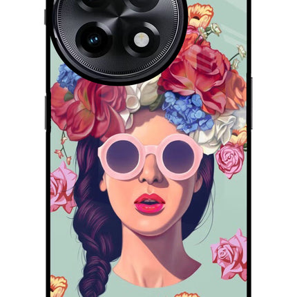Pretty Girl OnePlus 11R Glass Case