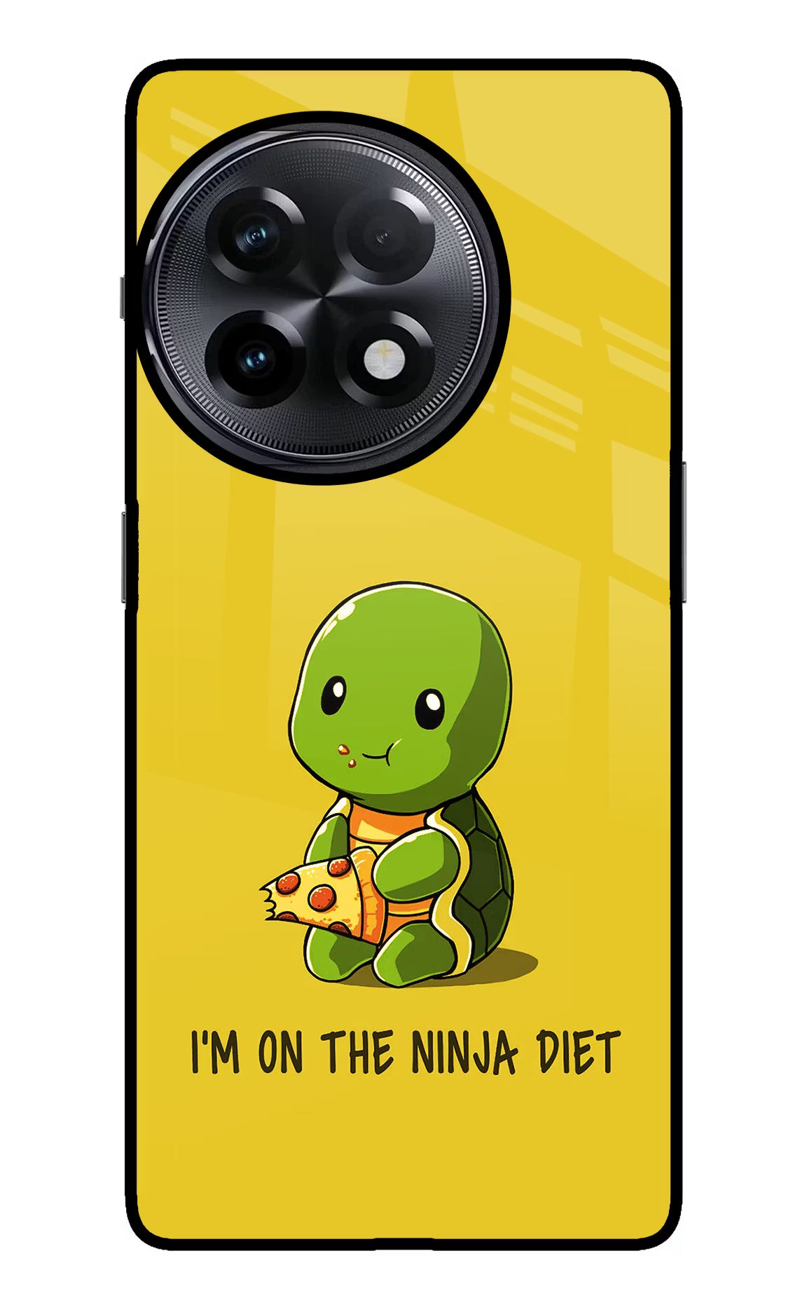I'm on Ninja Diet OnePlus 11R Glass Case Back Cover by Casekaro