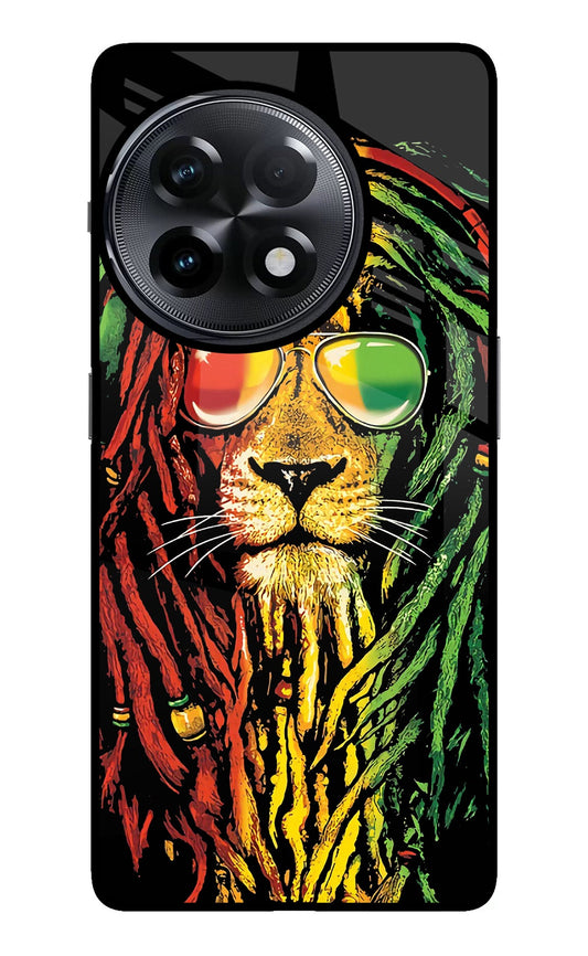 Rasta Lion OnePlus 11R Glass Case