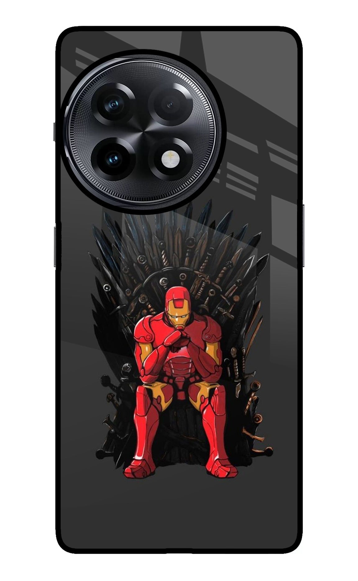 Ironman Throne OnePlus 11R Glass Case