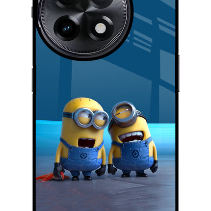 Minion Laughing OnePlus 11R Glass Case