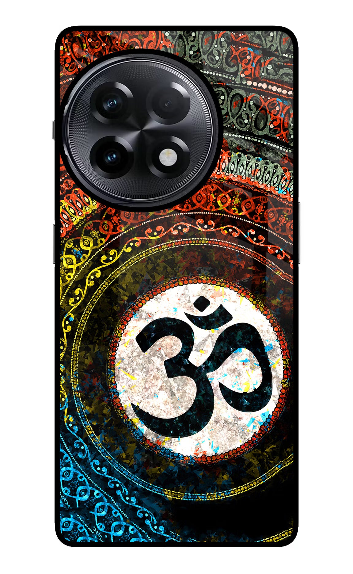 Om Cultural OnePlus 11R Glass Case Back Cover by Casekaro