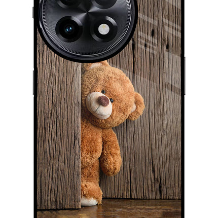 Teddy Wooden OnePlus 11R Glass Case