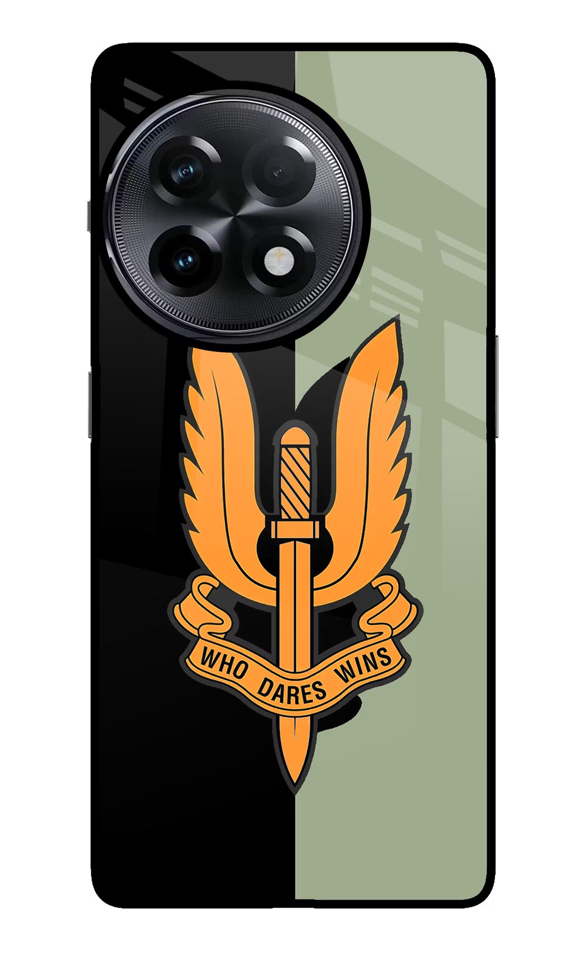 Balidan Logo OnePlus 11R Glass Case Back Cover by Casekaro