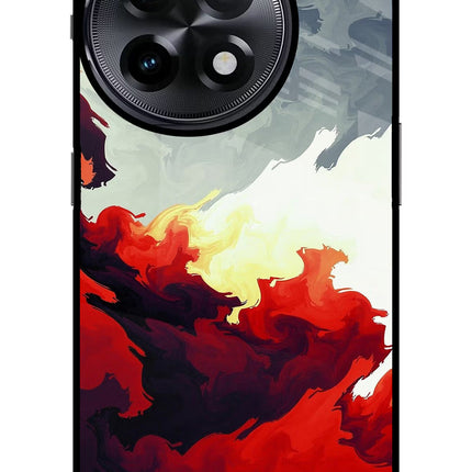 Fire Cloud OnePlus 11R Glass Case