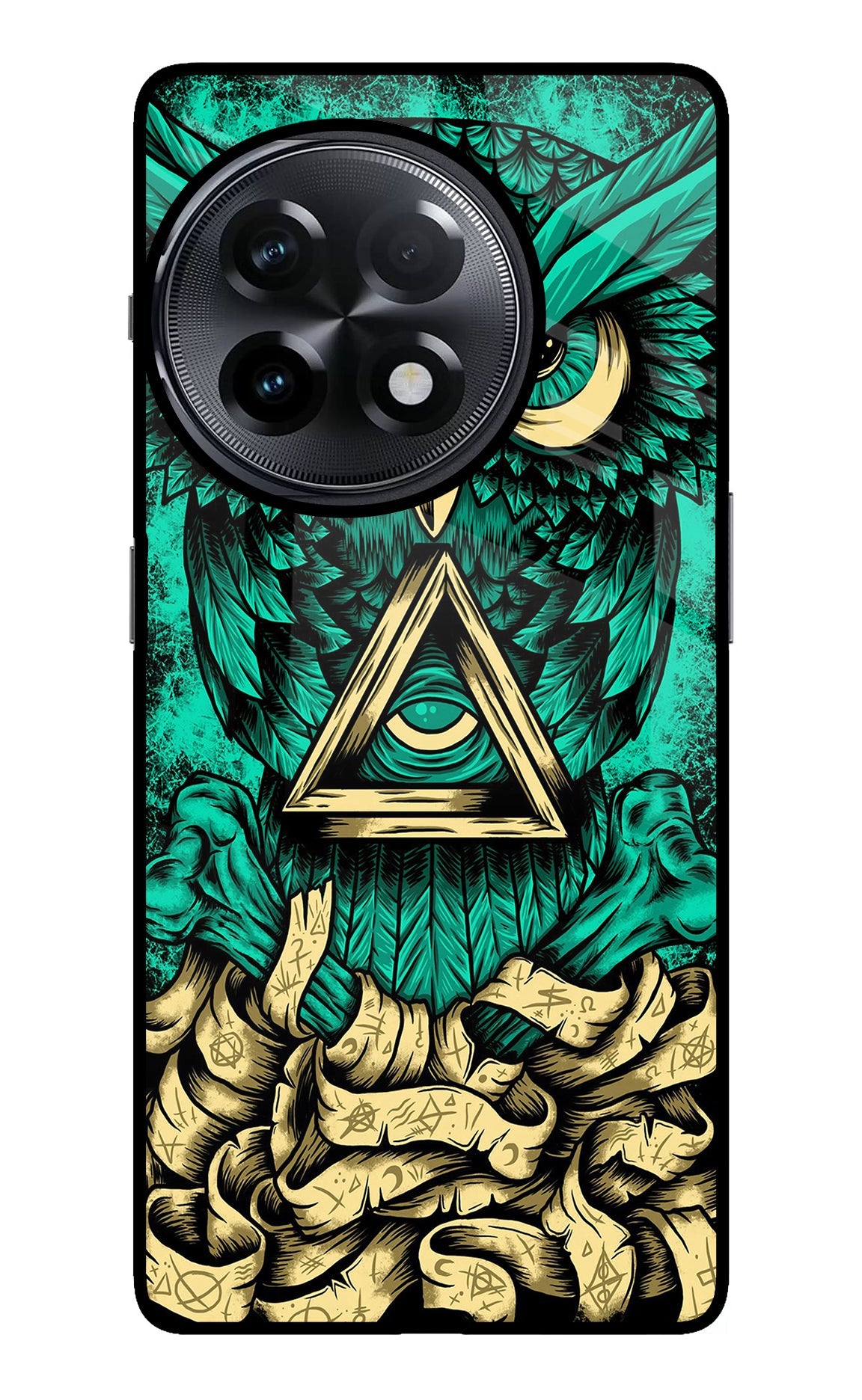 Green Owl OnePlus 11R Back Cover