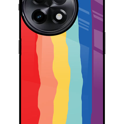 Rainbow OnePlus 11R Glass Case