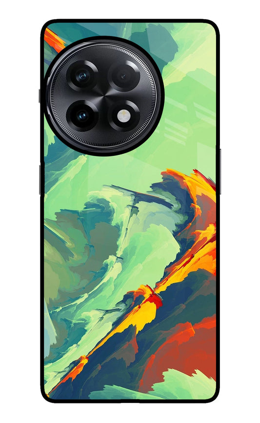 Paint Art OnePlus 11R Glass Case