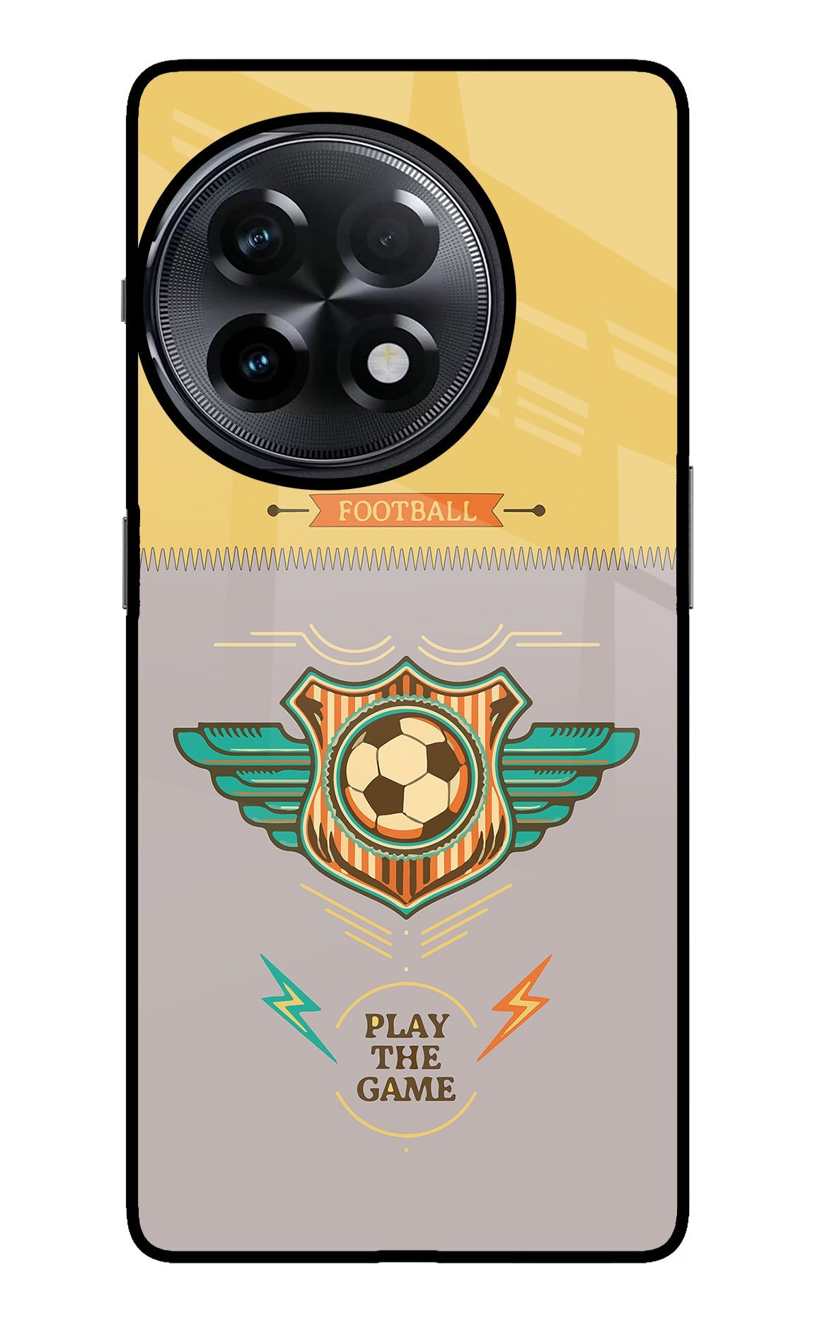 Football OnePlus 11R Glass Case