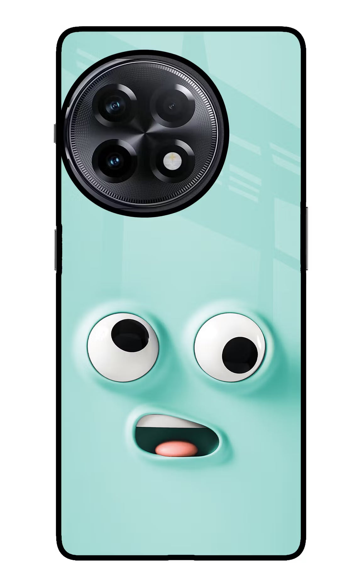 Funny Cartoon OnePlus 11R Glass Case Back Cover by Casekaro