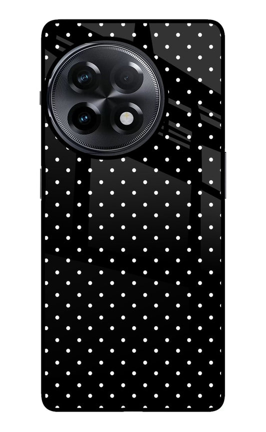 White Dots OnePlus 11R Glass Case