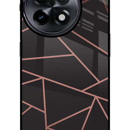 Geometric Pattern OnePlus 11R Glass Case