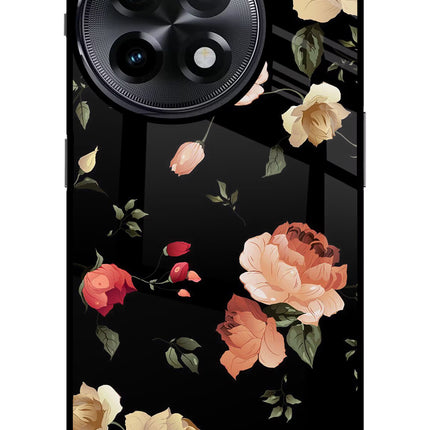 Flowers OnePlus 11R Glass Case