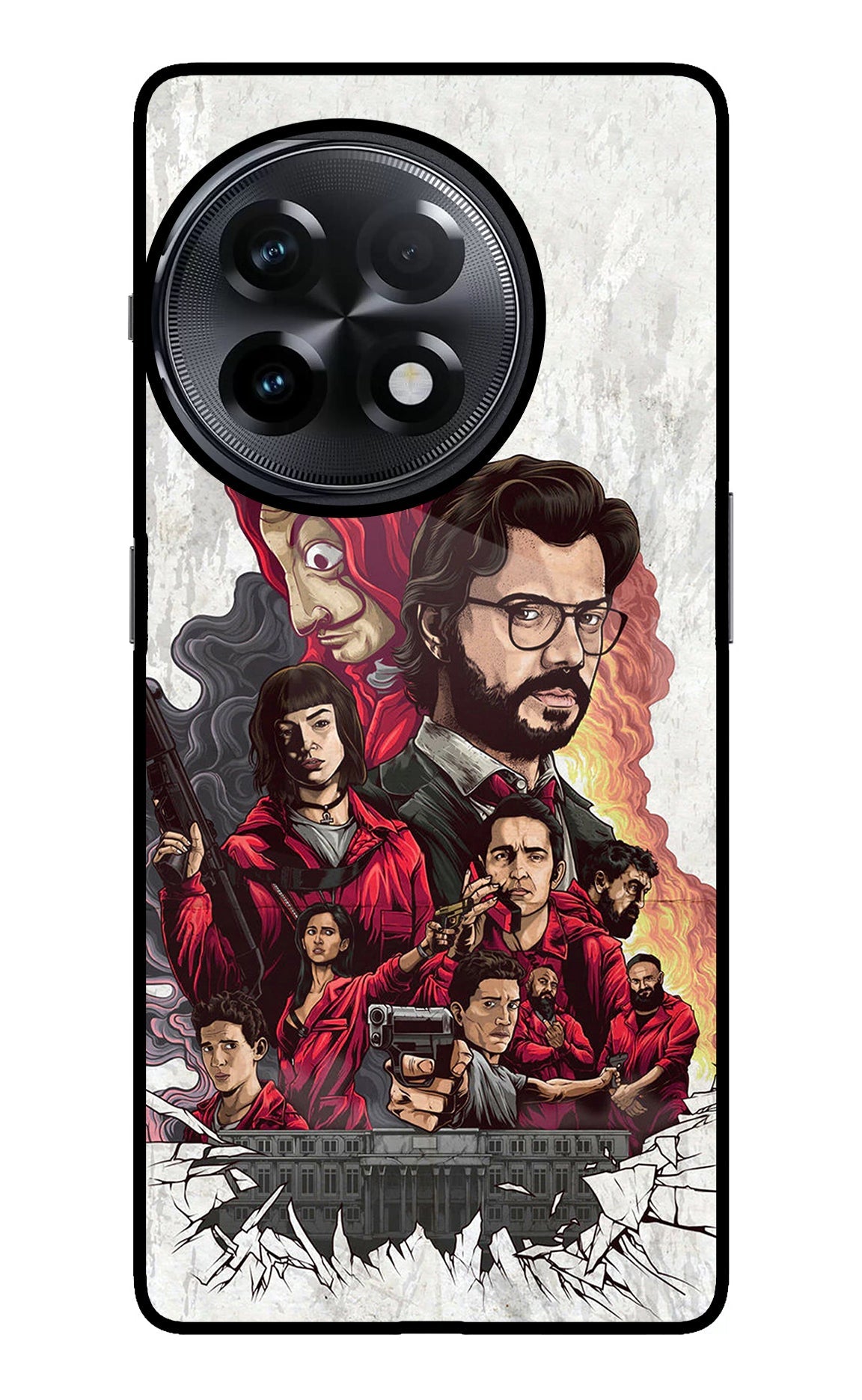 Money Heist Artwork OnePlus 11R Back Cover