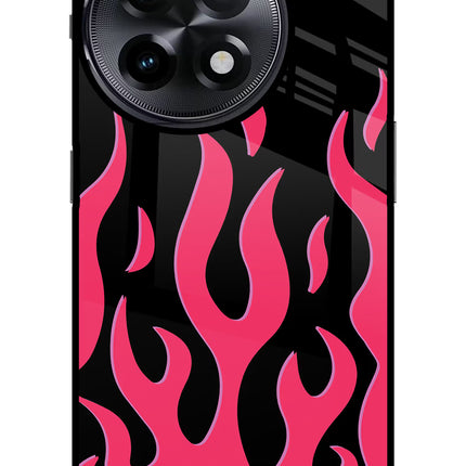 Fire Flames OnePlus 11R Glass Case
