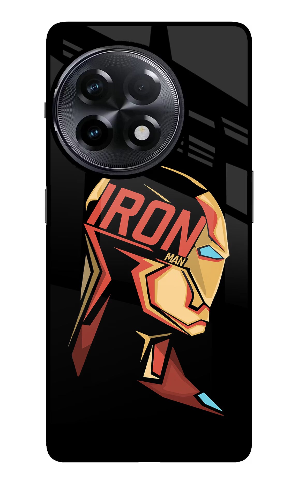 IronMan OnePlus 11R Glass Case Back Cover by Casekaro