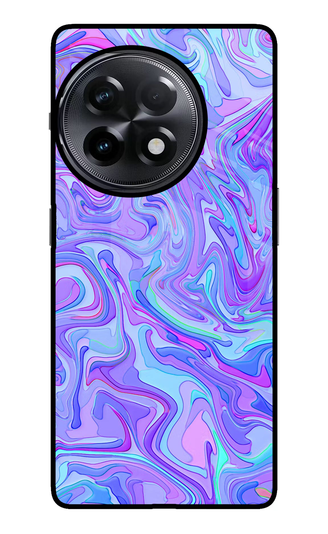 Glitter OnePlus 11R Glass Case Back Cover by Casekaro