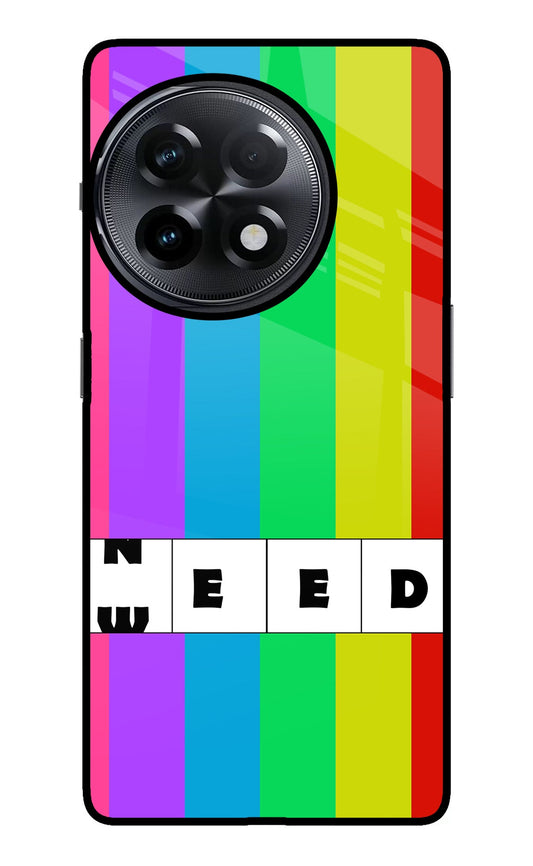 Need Weed OnePlus 11R Glass Case