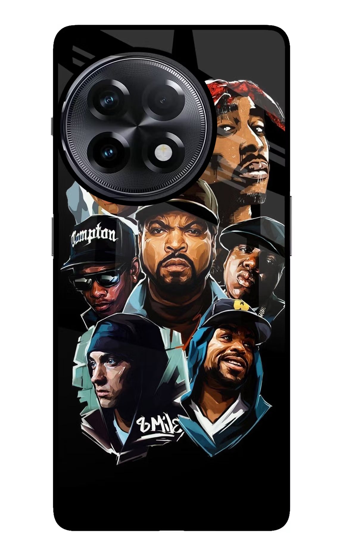 Rappers OnePlus 11R Glass Case Back Cover by Casekaro