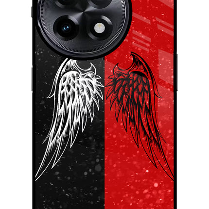 Wings OnePlus 11R Glass Case