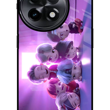 BTS Chibi OnePlus 11R Glass Case