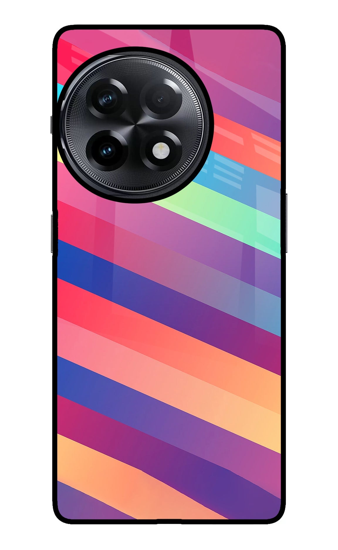 Stripes color OnePlus 11R Back Cover