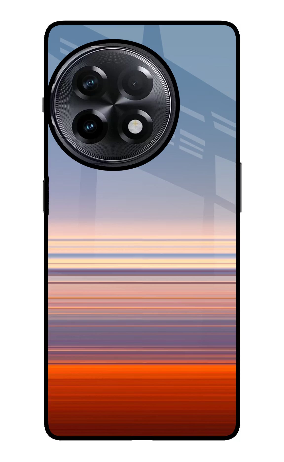 Morning Colors OnePlus 11R Glass Case Back Cover by Casekaro