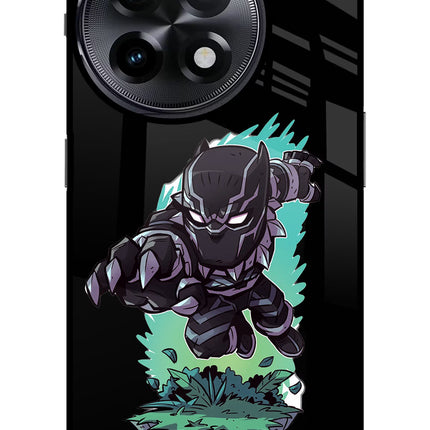 Black Panther OnePlus 11R Glass Case