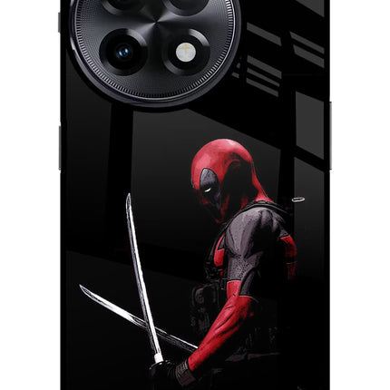 Deadpool OnePlus 11R Glass Case Back Cover by Casekaro