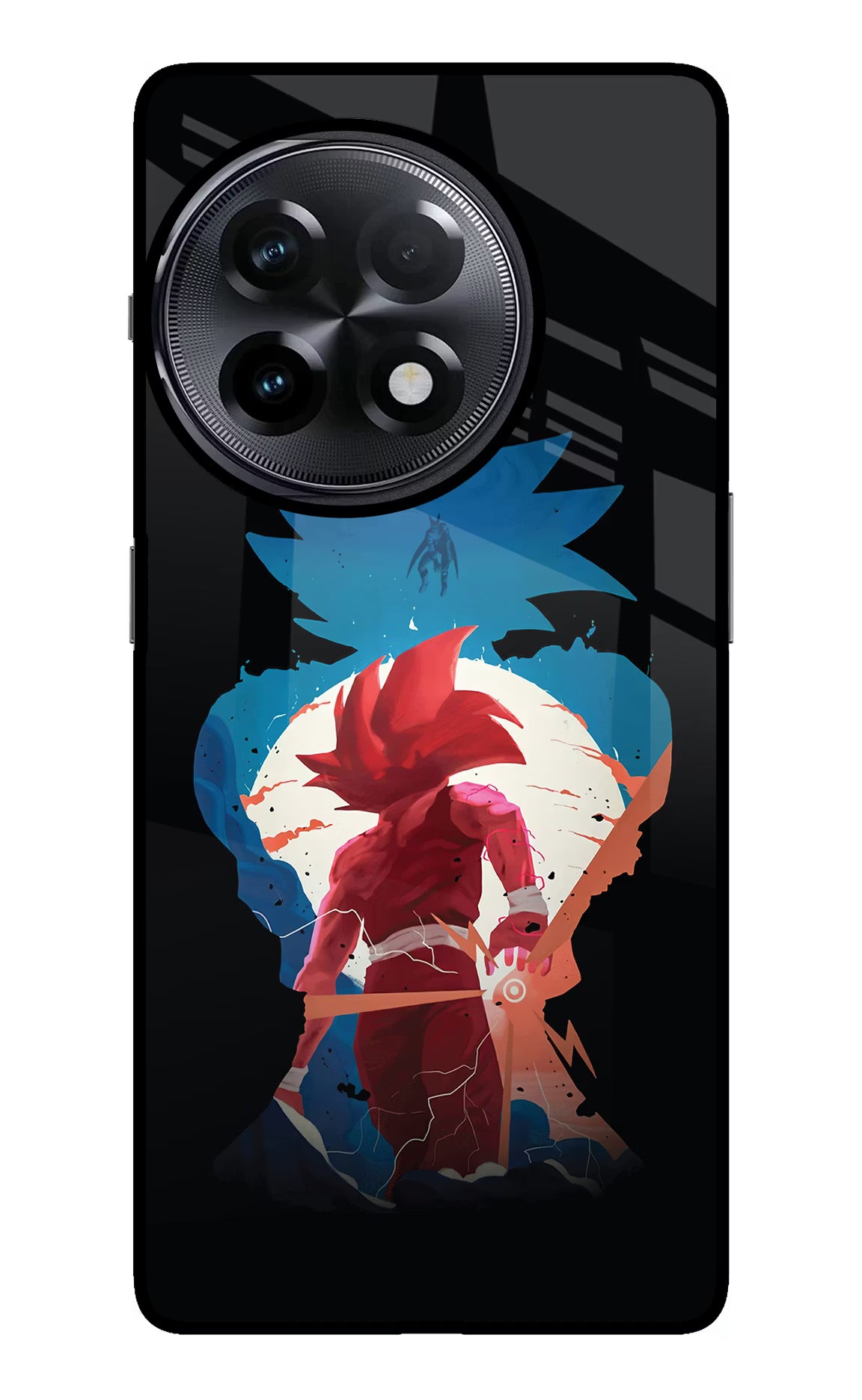 Goku OnePlus 11R Glass Case Back Cover by Casekaro