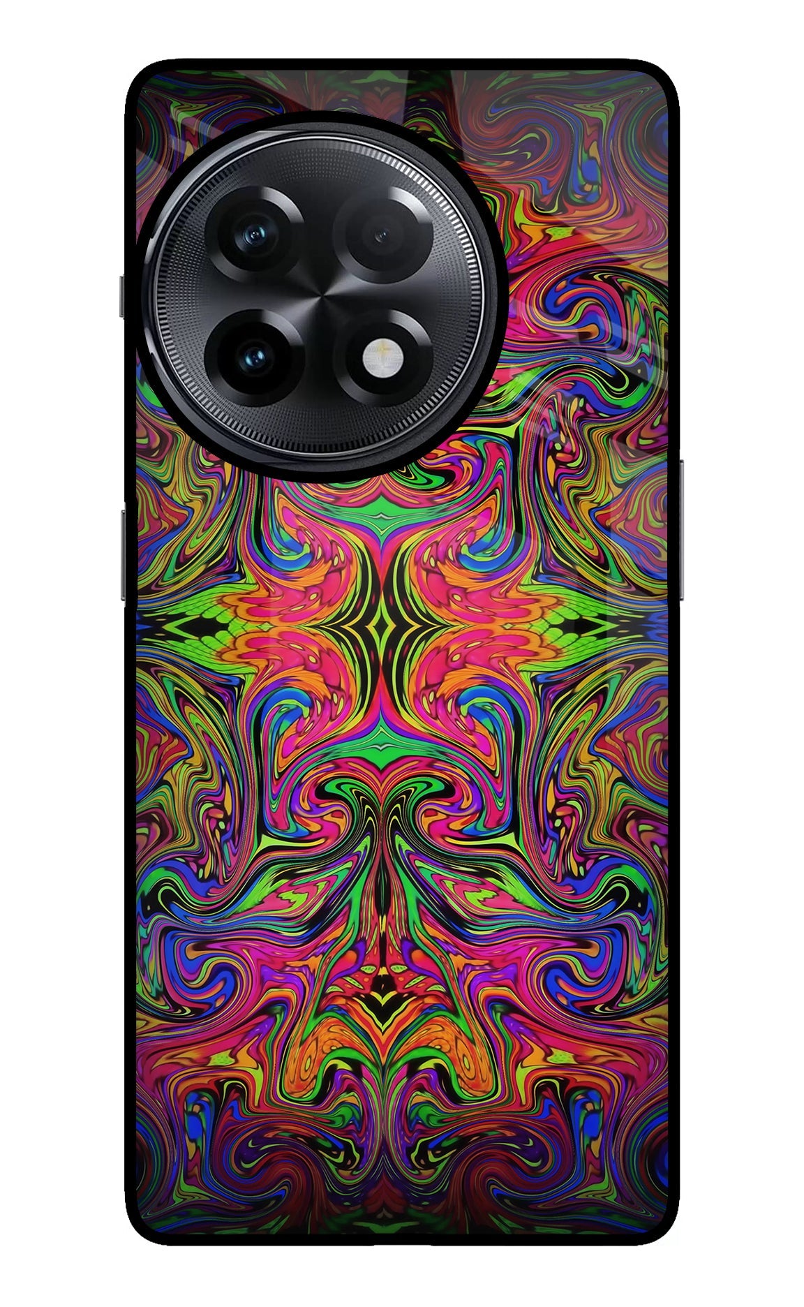 Psychedelic Art OnePlus 11R Glass Case