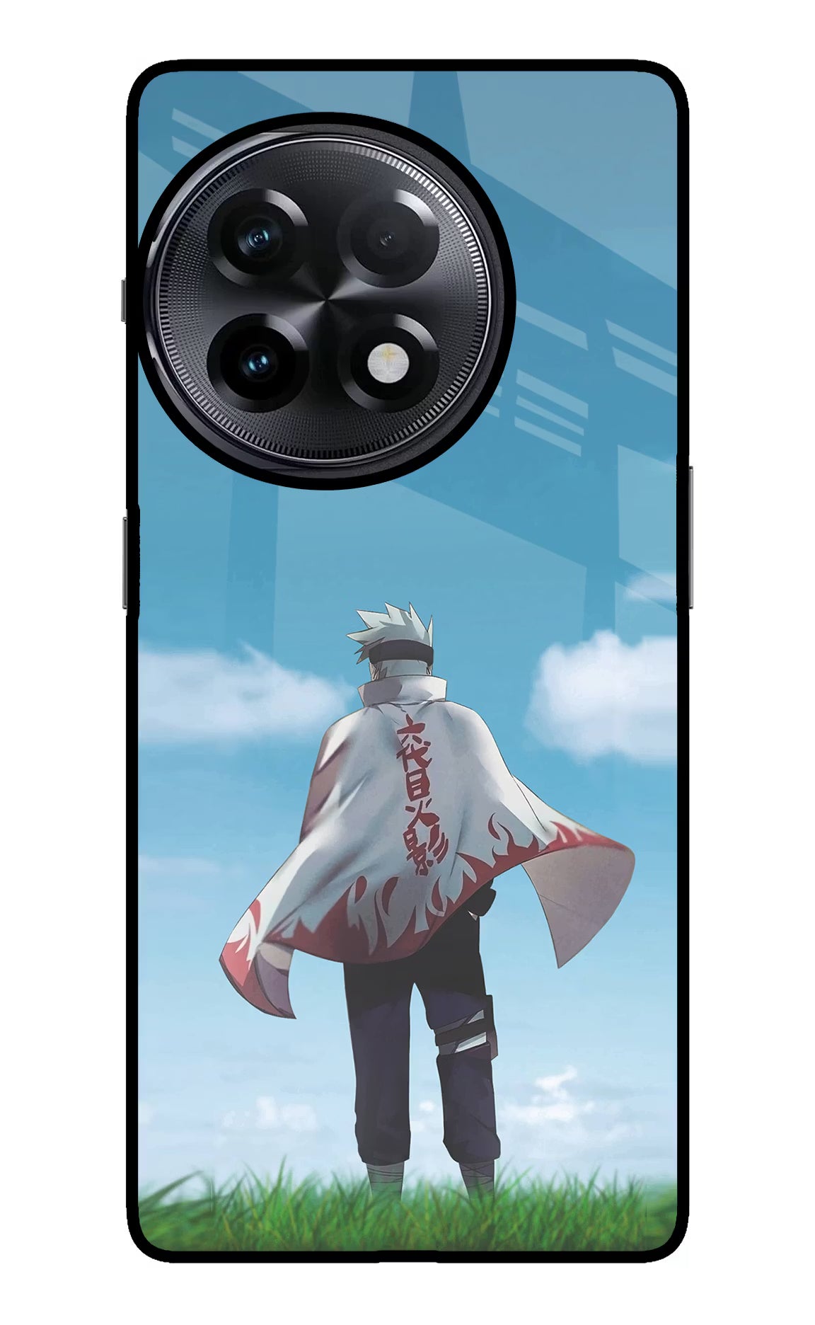 Kakashi OnePlus 11R Glass Case Back Cover by Casekaro