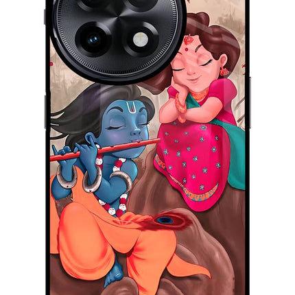 Radhe Krishna OnePlus 11R Glass Case