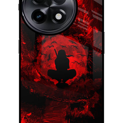 Itachi Uchiha OnePlus 11R Glass Case Back Cover by Casekaro